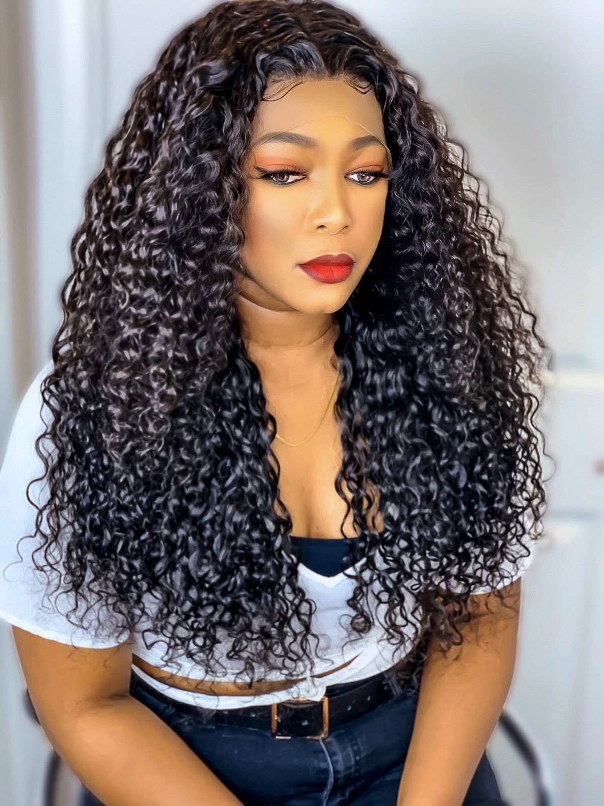 FAB WATER WAVE LACE FRONTAL LUXURY WIG