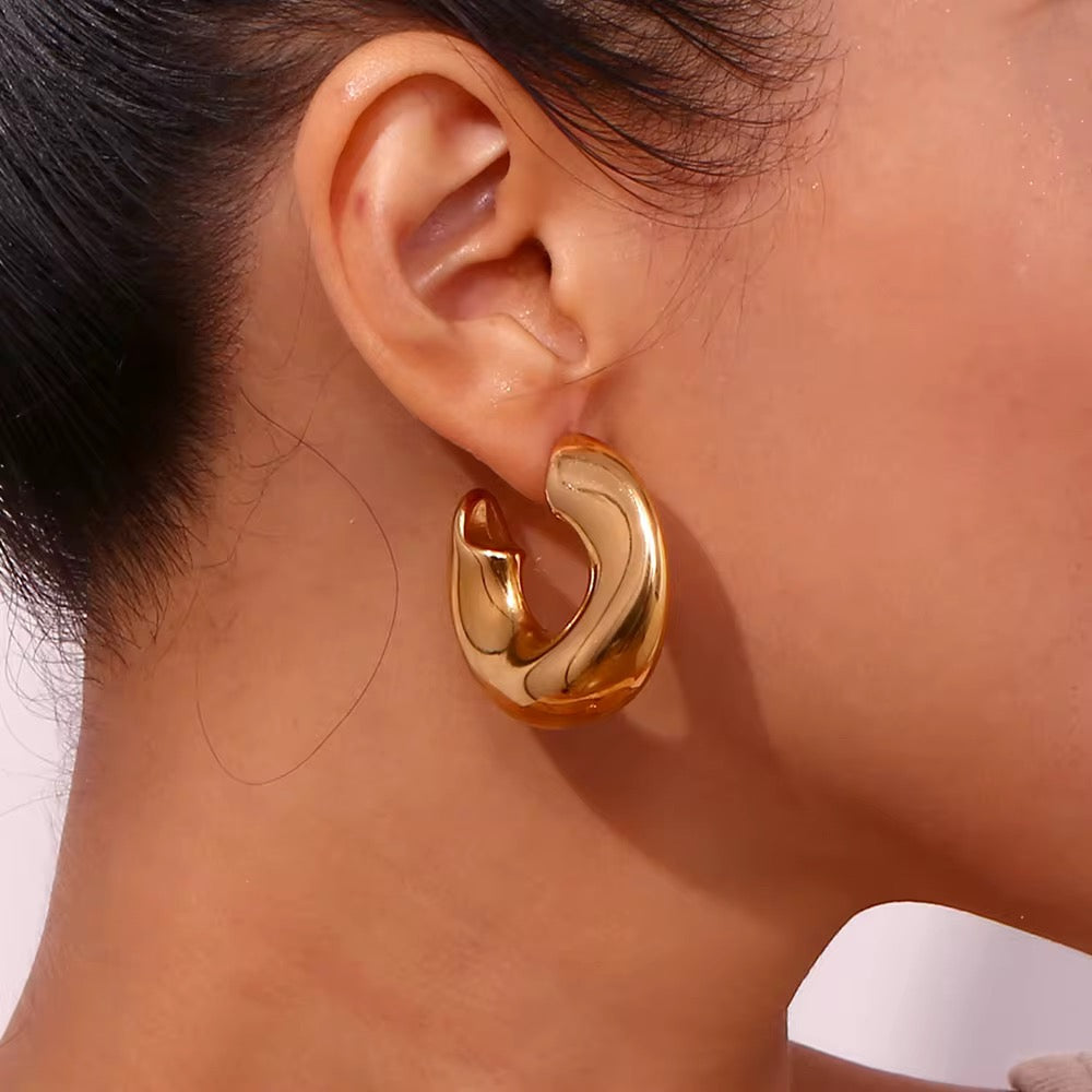 SYLVA SCULPTED HOOPS