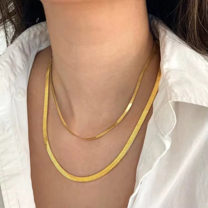 ETERNITY HERRINGBONE NECKLACE