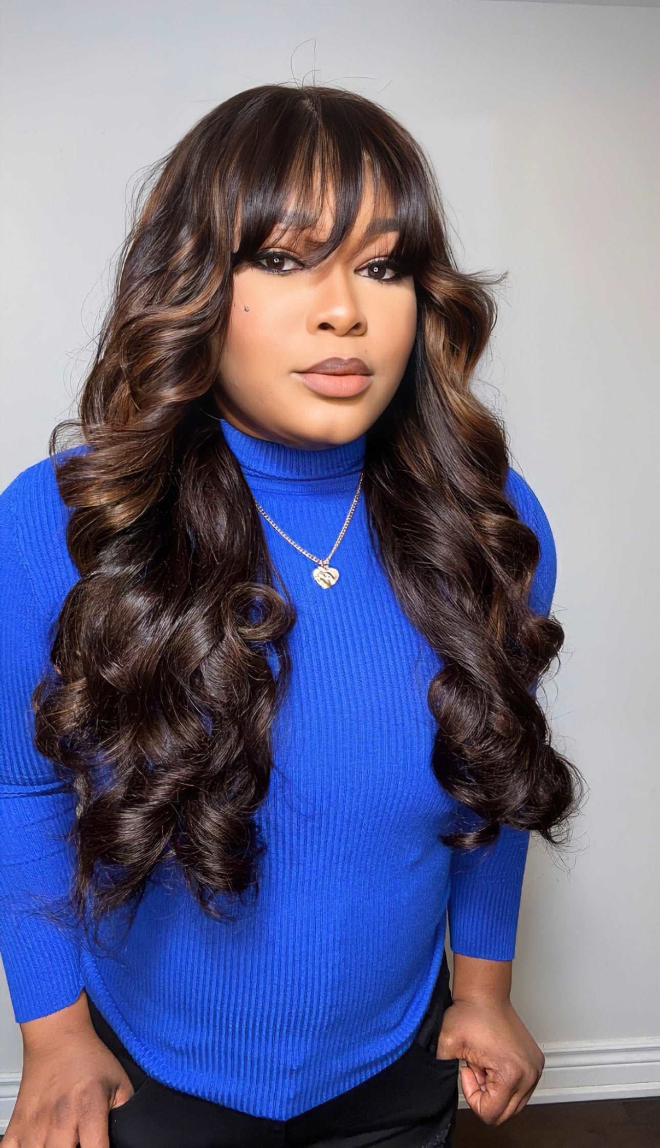 FAB DD LAYERED BODY WAVE GLUELESS HD LACE WIG - Fab Beauty Supplies