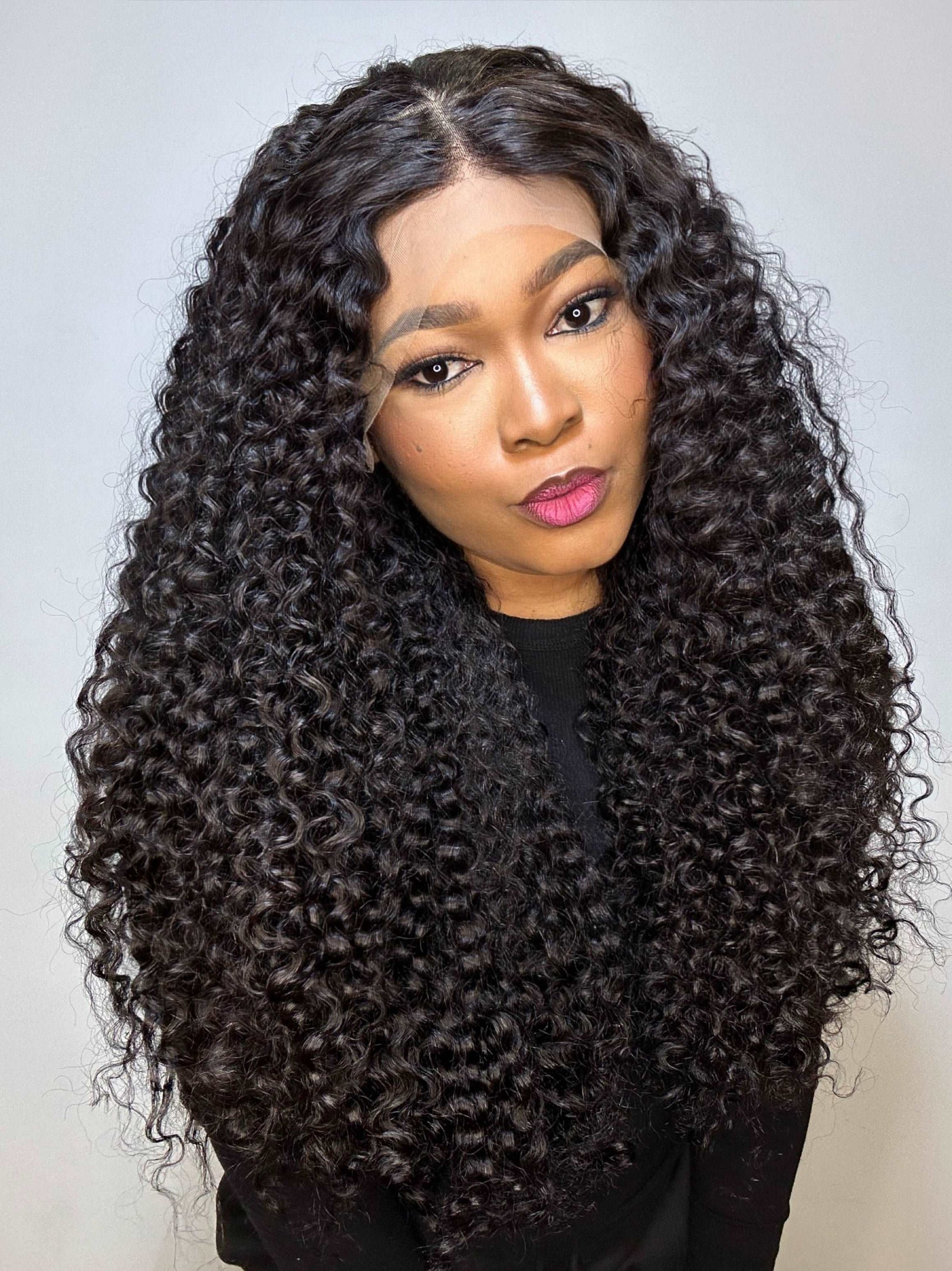 INDONESIAN RAW CURLY LACE FRONTAL LUXURY WIG