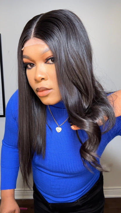 RAW SE LACE CLOSURE LONG BOB WIG