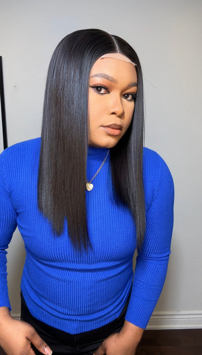 RAW SE LACE CLOSURE LONG BOB WIG