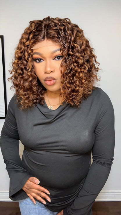 FAB CURLY DD T CLOSURE LUXURY WIG (CUSTOM COLOR)