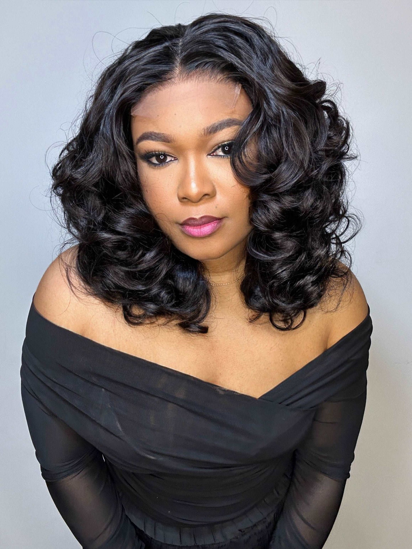 FAB BOUNCY WAVE HD LACE LUXURY WIG