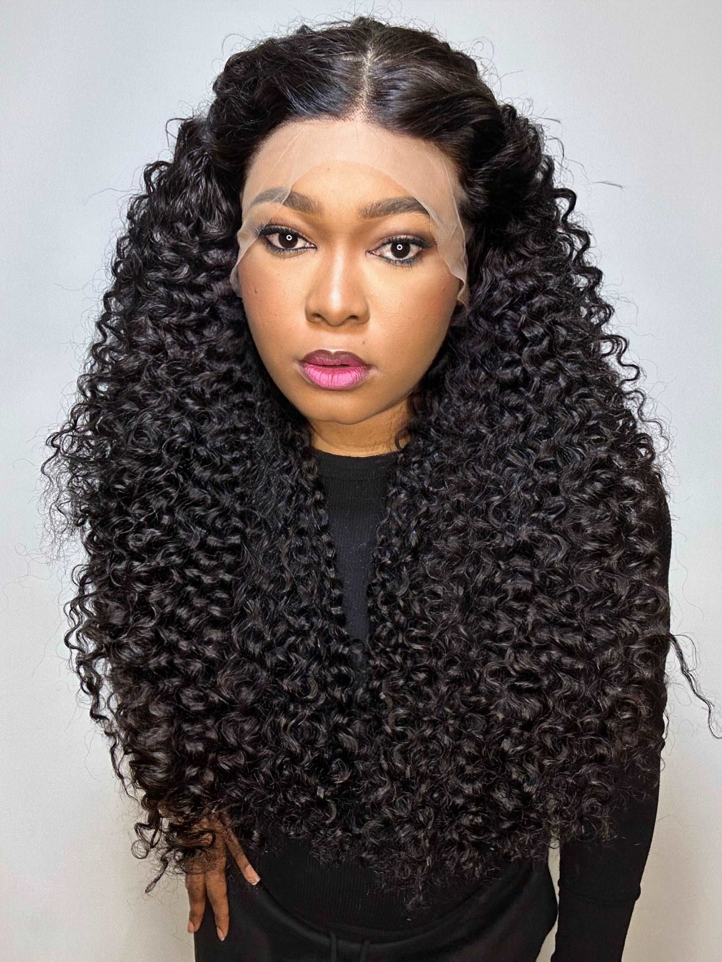 INDONESIAN RAW CURLY LACE FRONTAL LUXURY WIG