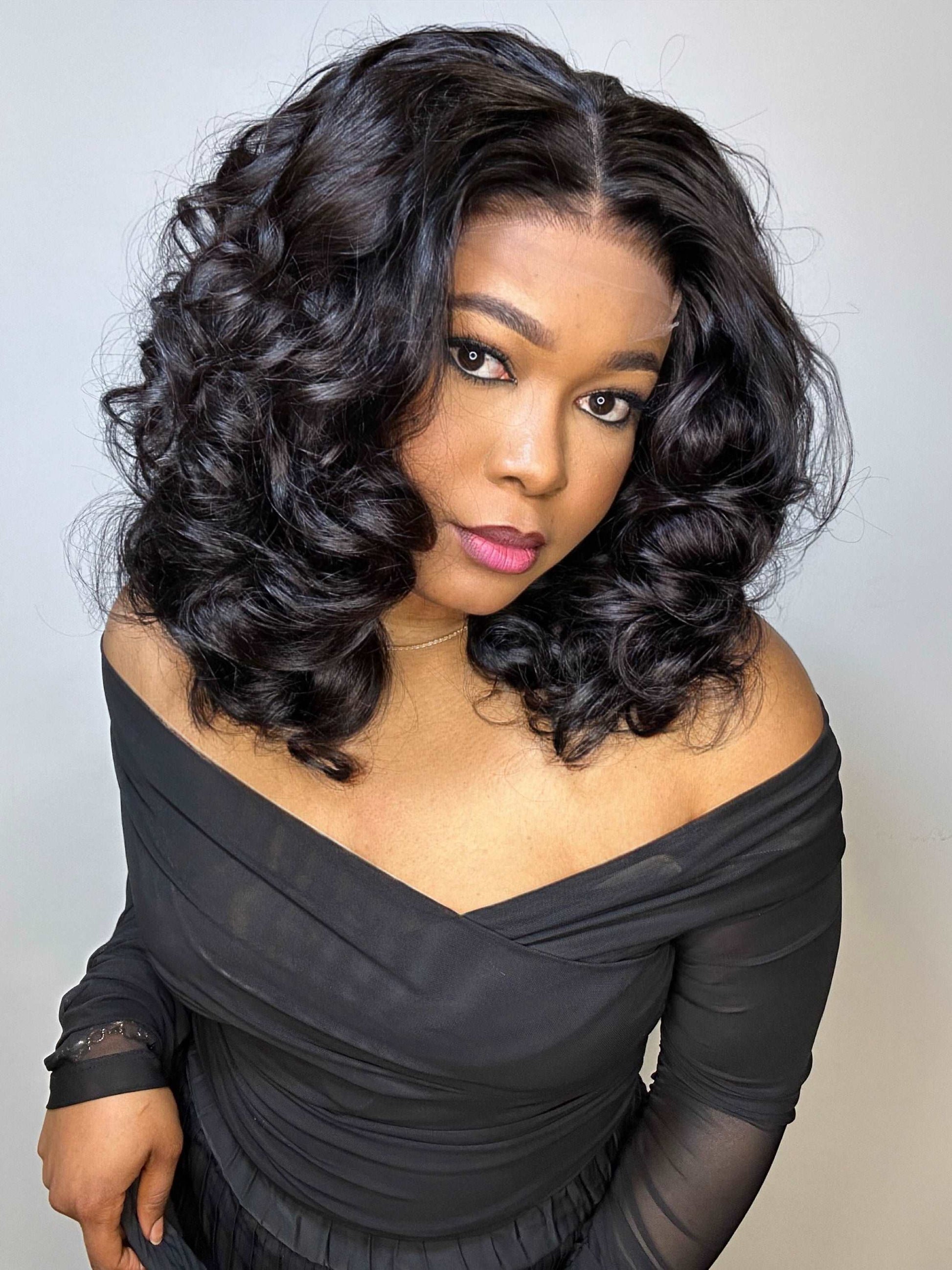 FAB BOUNCY WAVE HD LACE LUXURY WIG