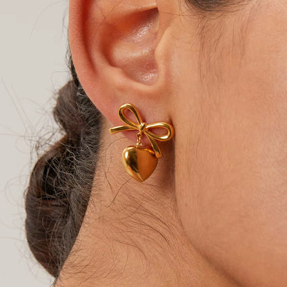 AMOUR BOW EARRINGS