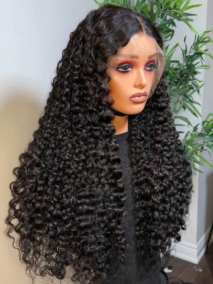 INDONESIAN RAW CURLY LACE FRONTAL LUXURY WIG