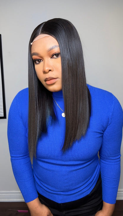 RAW SE LACE CLOSURE LONG BOB WIG