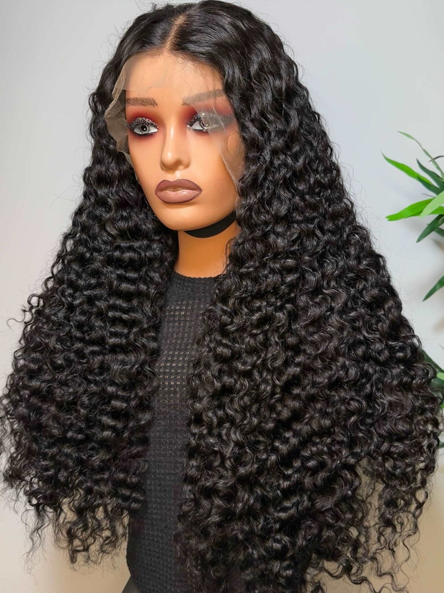 INDONESIAN RAW CURLY LACE FRONTAL LUXURY WIG