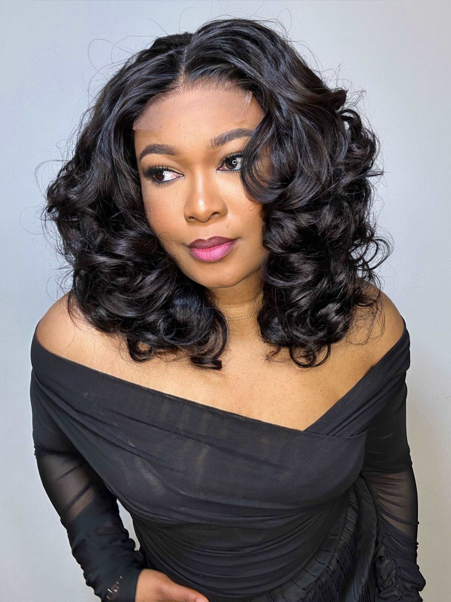 FAB BOUNCY WAVE HD LACE LUXURY WIG