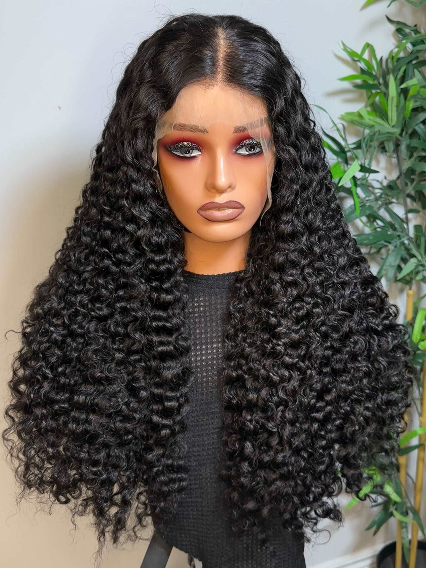 INDONESIAN RAW CURLY LACE FRONTAL LUXURY WIG