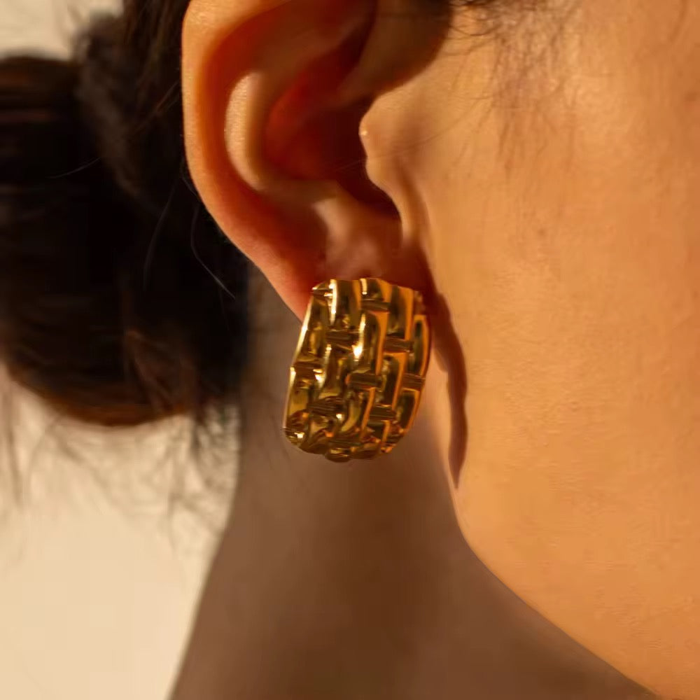 VESTA WEAVE EARRINGS