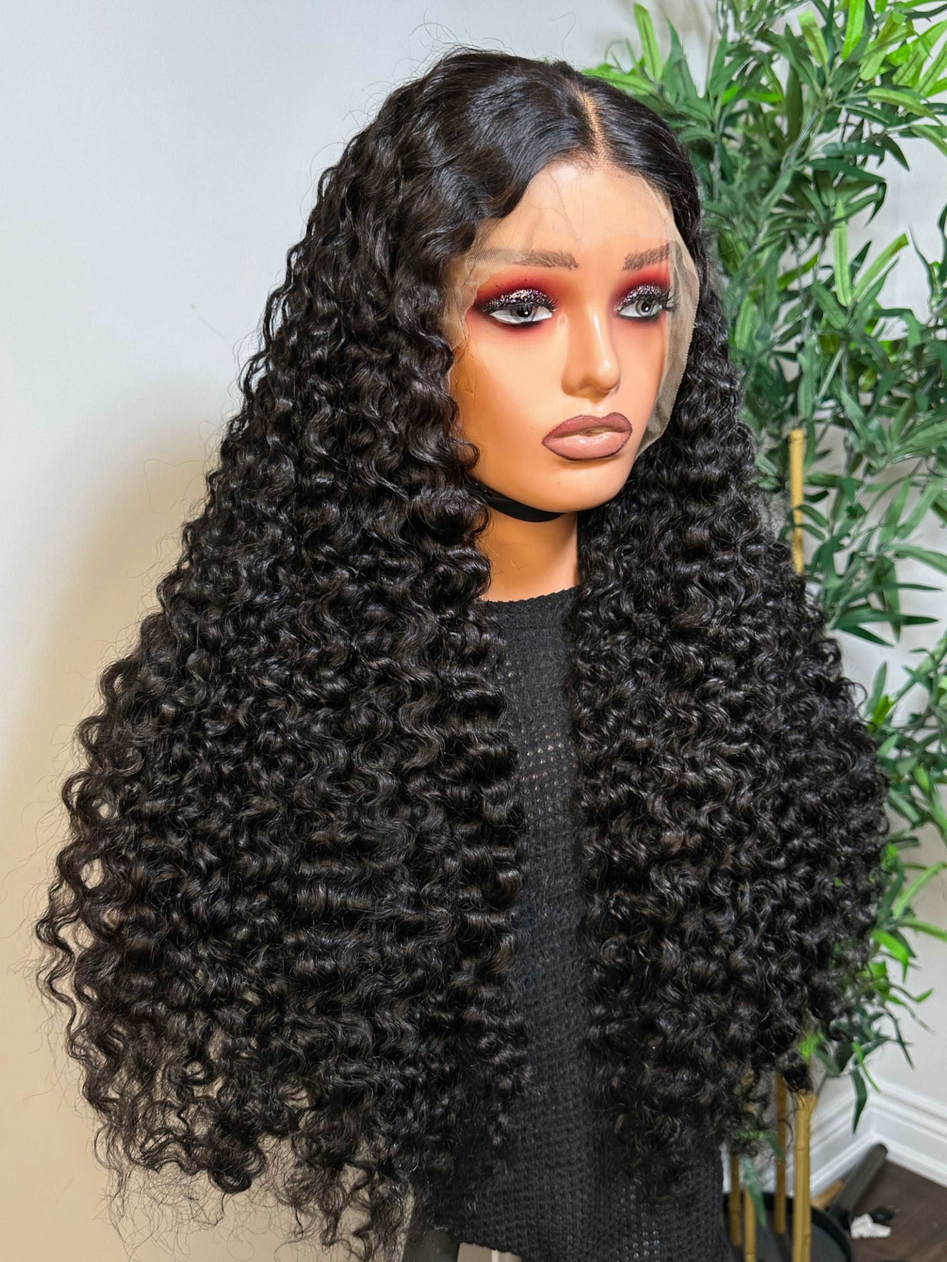 INDONESIAN RAW CURLY LACE FRONTAL LUXURY WIG