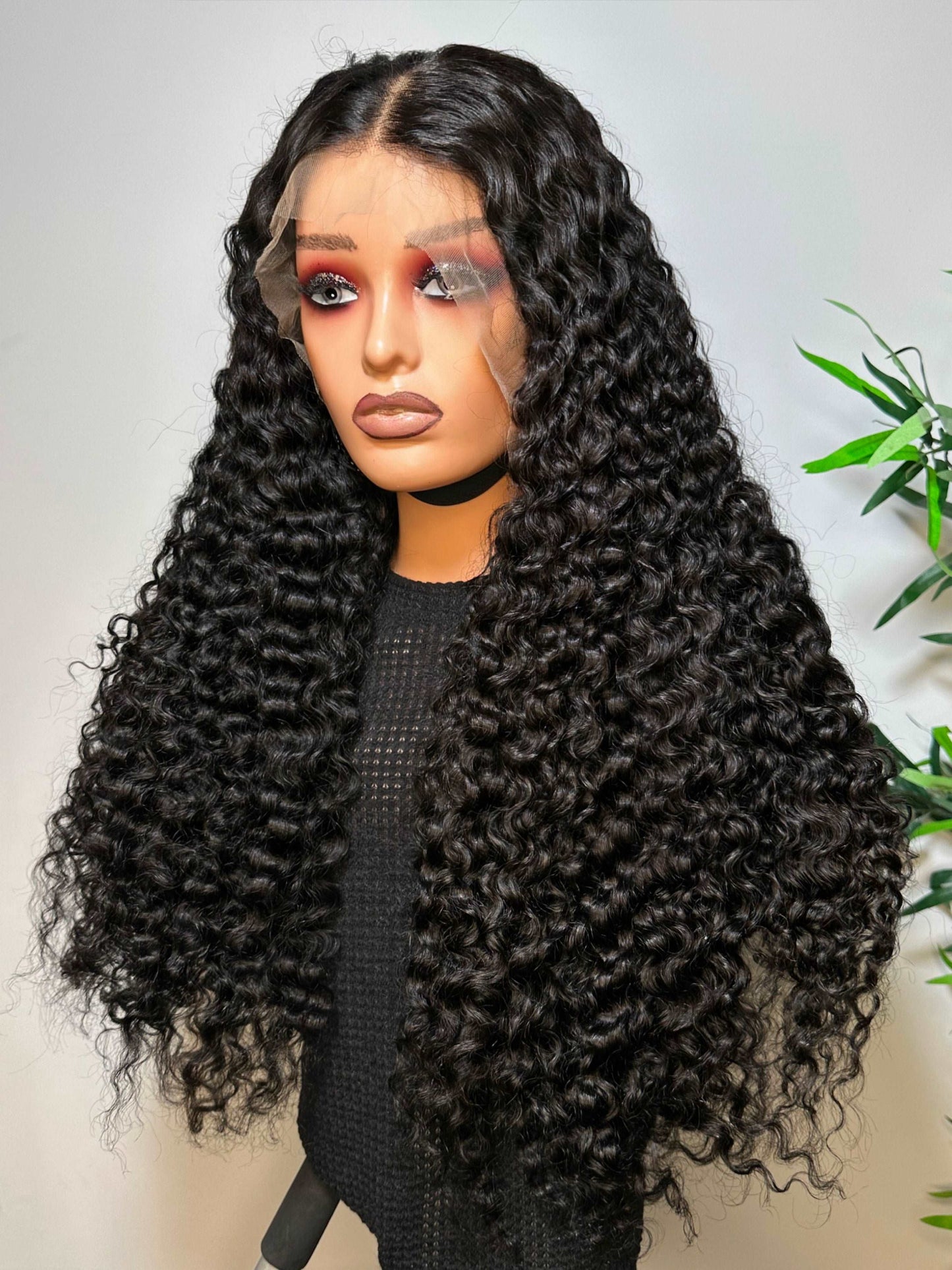 INDONESIAN RAW CURLY LACE FRONTAL LUXURY WIG