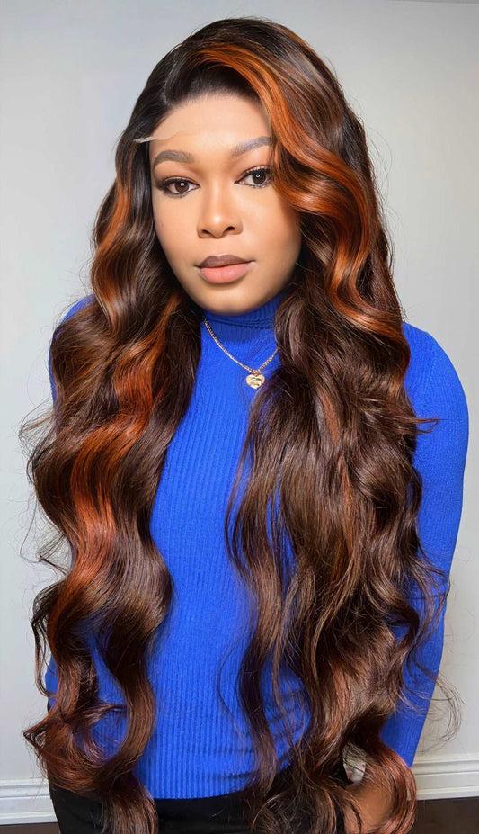 FAB LAYERED BODY WAVE GLUELESS HD LACE WIG - Fab Beauty Supplies