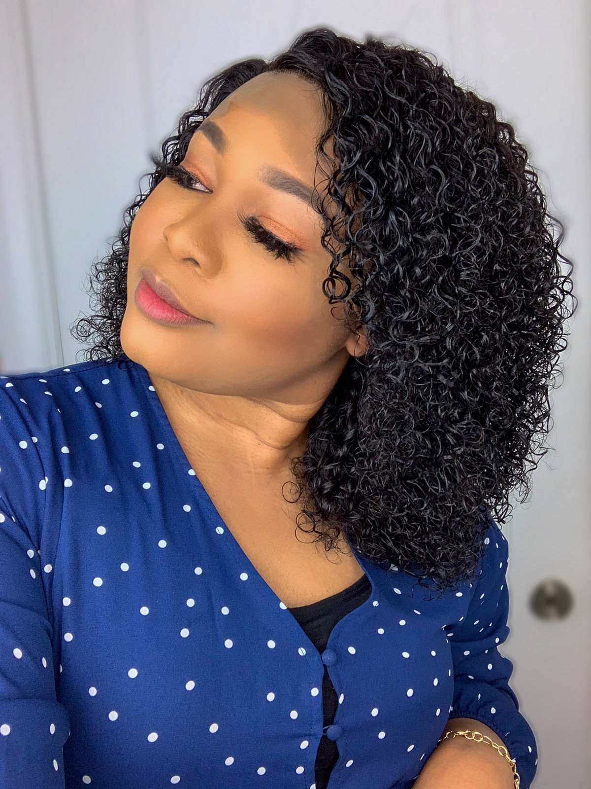 FAB DOUBLE DRAWN TIGHT CURLS LACE FRONTAL LUXURY WIG - Fab Beauty Supplies