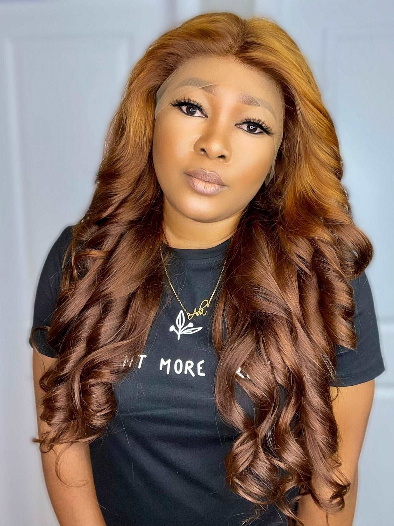 FAB STYLISH LACE FRONTAL LUXURY WIG (GINGER) - Fab Beauty Supplies