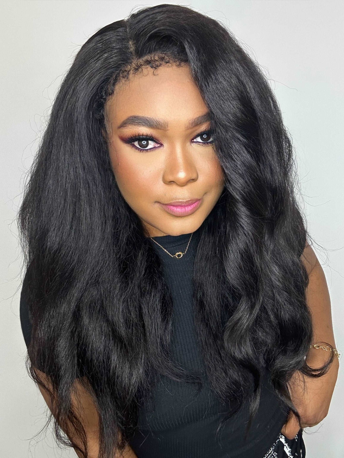 FAB KINKY STRAIGHT 4C EDGE GLUELESS HD LACE WIG