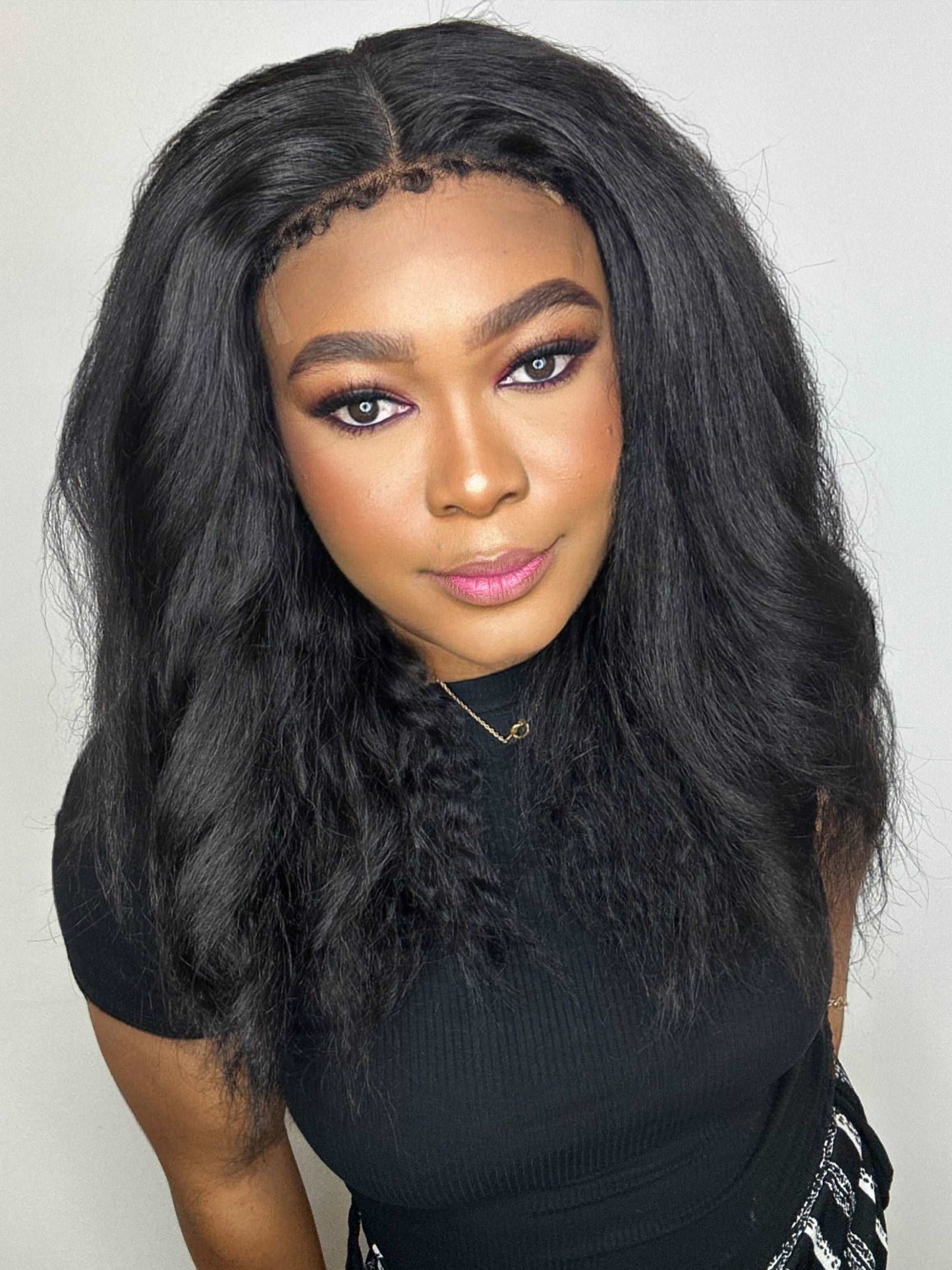 FAB KINKY STRAIGHT 4C EDGE GLUELESS HD LACE WIG