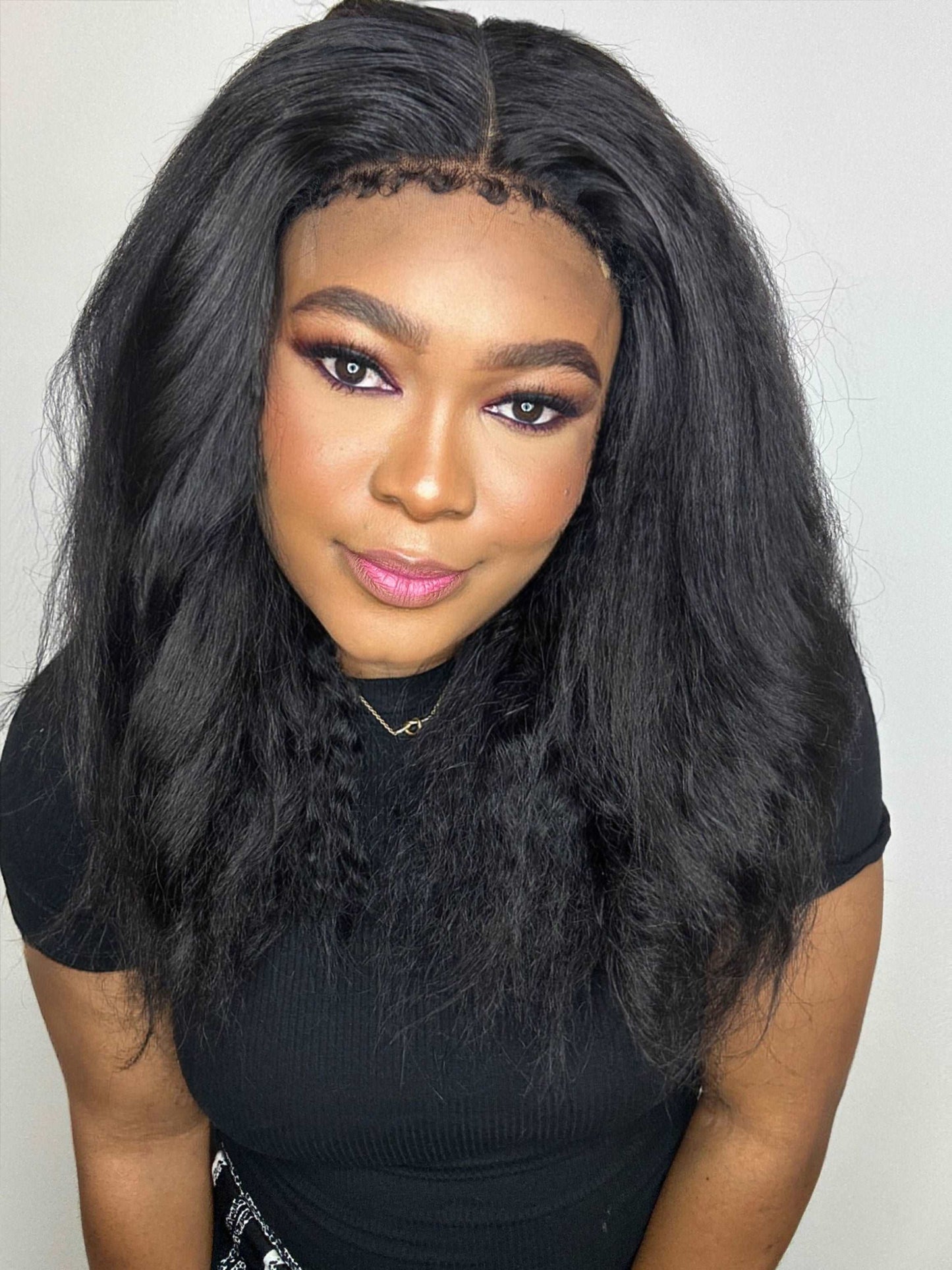 FAB KINKY STRAIGHT 4C EDGE GLUELESS HD LACE WIG